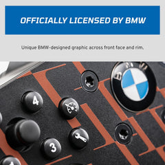 FANATEC Sim Racing CSL Steering Wheel BMW – Rubberized Grip, LED Display, RevStripe, Metal Shifter Paddles – PC, PS5, PS4
