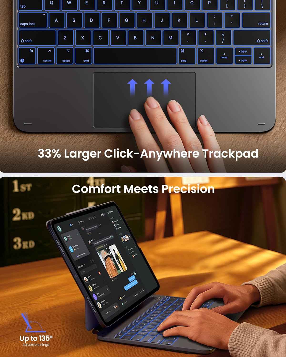 11 - Color gaming keyboard for computer setup