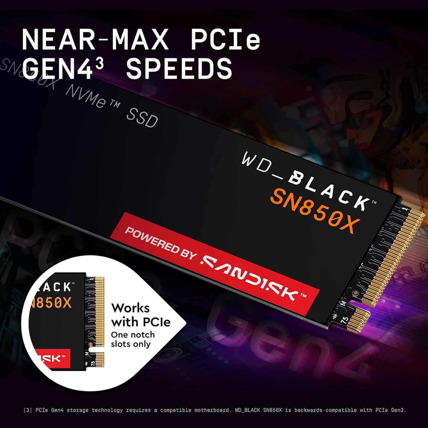 WD_BLACK NVMe solid state drive for data storage