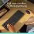 Logitech MK295 Silent Wireless Combo Keyboard & Mouse 2in1 (2.4GHz), Full Size Design Keyboard & Optical Mouse, SilentTouch Technology - For Windows (عربي)
