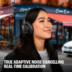 Live 780NC - Wireless Over-Ear True Adaptive Noise Cancelling Headphones, JBL Signature Sound with Hi-Res Audio, 2-mic Perfect Calls 2.0 with AI-Trained Algorithm, & Personi-Fi 3.0 (Black)