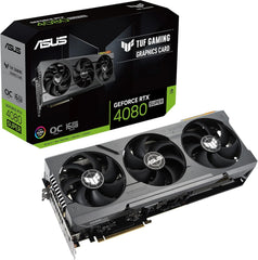 TUF Gaming NVIDIA GeForce RTX 4080 Super OC Edition Gaming Graphics Card (PCIe 4.0, 16GB GDDR6X, HDMI 2.1a, DisplayPort 1.4a), 3 Year Warranty