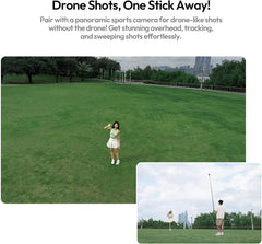 2.7m 8.86ft Carbon Fiber Extended Edition Invisible Selfie Stick for Insta360 X5/X4/X3/GO 3S/ONE X2/DJI Osmo 360, ULANZI VL02 Extension Pole Waterproof Handle Grip for GoPro, Phone and More