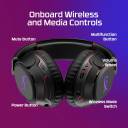 HyperX Cloud Flight 2 Wireless Gaming Headset – 50mm Drivers, Dual Wireless (2.4GHz + Bluetooth 5.3), Detachable Noise‑Cancelling Mic, 100–150h Battery Life, Memory Foam Comfort, White