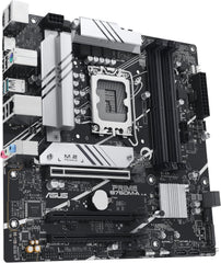 Prime B760M-A-CSM Intel B760 (LGA 1700) mATX CSM Commercial Motherboard PCIe 4.0, DDR5, 2X M.2, 2.5Gb LAN, DP, 2X HDMI™, SATA 6 Gbps, USB 3.2 Type-C, Aura Sync, ASUS Control Center Express