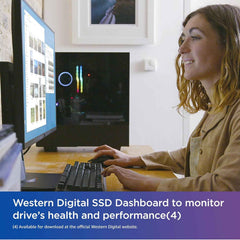 2TB WD Blue SN580 NVMe Internal Solid State Drive SSD - Gen4 x4 PCIe 16Gb/s, M.2 2280, Up to 4,150 MB/s - WDS200T3B0E