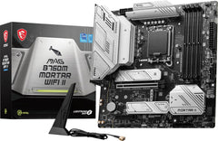 MAG B760M Mortar WiFi II Gaming Motherboard (Supports 12th/13th/14th Gen Intel Processors, LGA 1700, DDR5, PCIe 5.0, M.2, 2.5Gbps LAN, USB 3.2 Gen2, HDMI/DP, Wi-Fi 6E, Bluetooth 5.3, mATX)