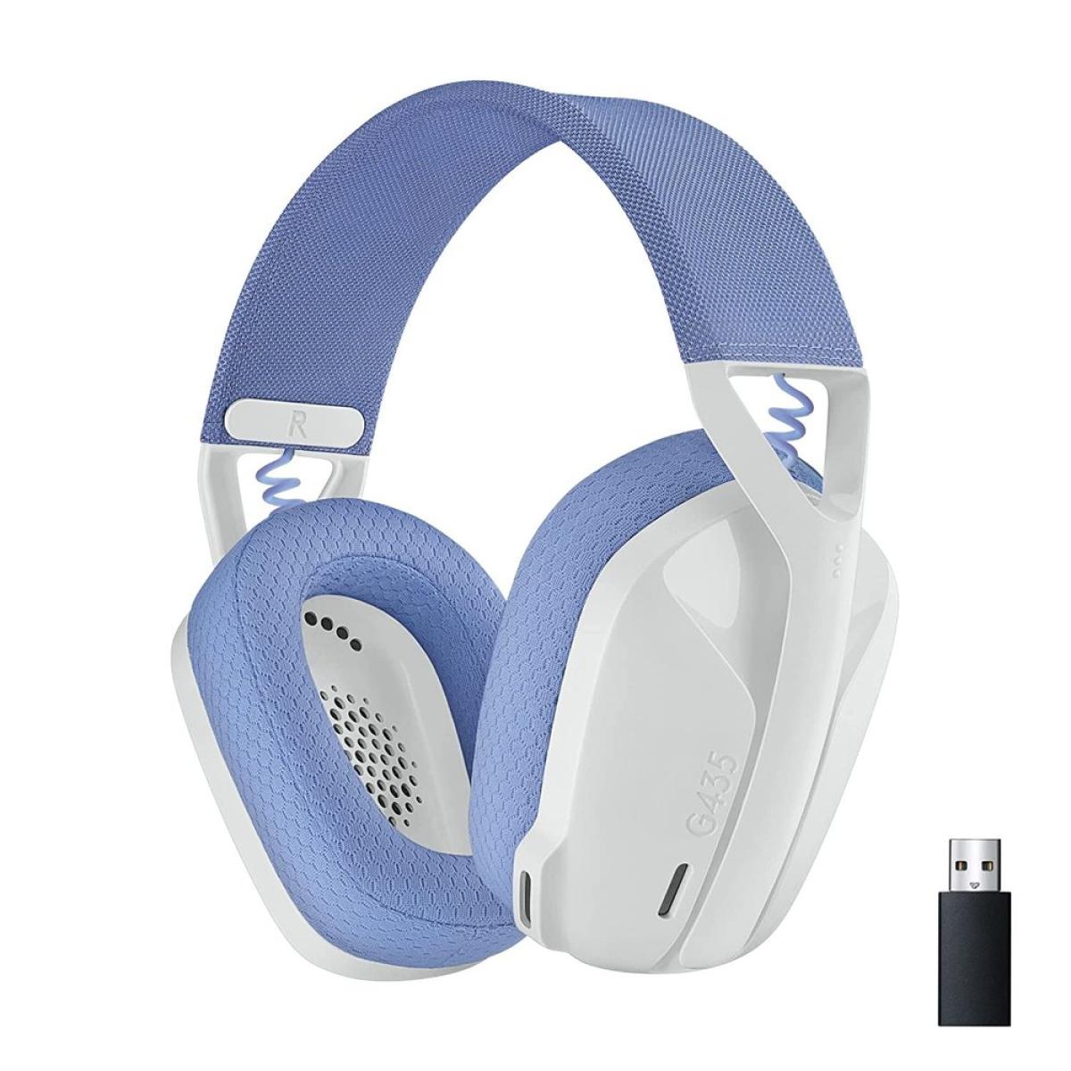 Logitech wireless Bluetooth headset for computer setup
