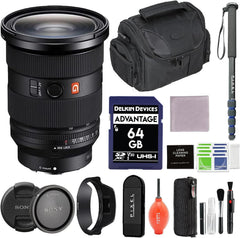 Sony FE 24-70mm f/2.8 GM II Lens (SEL2470GM2) Bundle with Backpack, 3PC Filter Kit & Advanced Accessories | Sony 24-70mm gm ii
