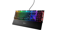SteelSeries Apex Pro Full Size RGB Mechanical Gaming Keyboard With OLED Smart Display,OmniPoint Adjustable Switches, World’s Fastest Mechanical Switches