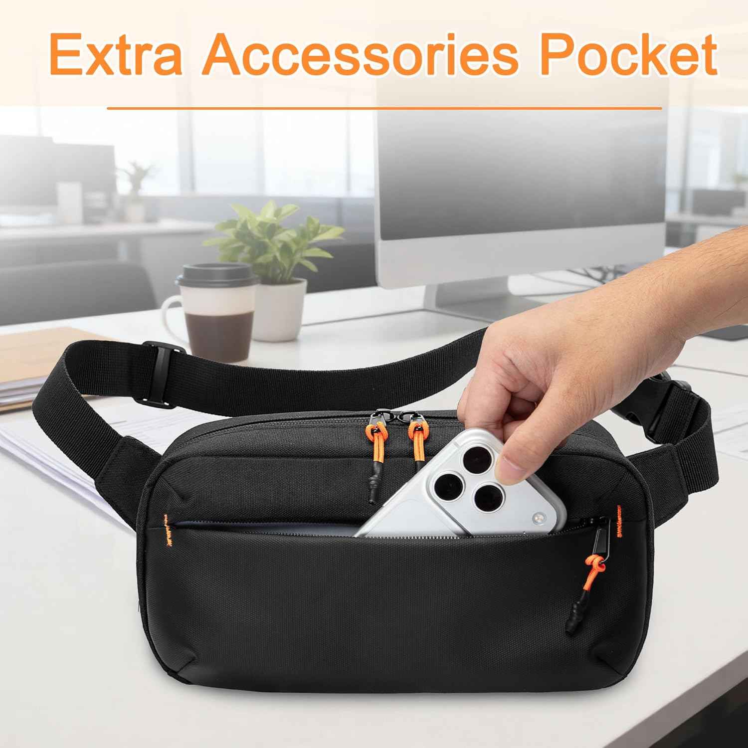 PGmoon Carrying Case Compatible with Backbone One Mobile Gaming Controller 1st Gen / 2nd Gen, Portable Soft Carry Bag with Multiple Pockets for More Accessories