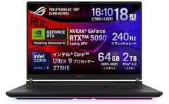 ASUS ROG Strix SCAR 18 (2025) G835LX NEW Intel Core Ultra 9 Gen II 275HX 24-Cores w/ NVIDIA RTX™ 5090 24GB DDR7 & ROG Nebula HDR Mini LED 2.5K 240Hz Display , Off Black