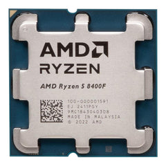 AMD RYZEN 5 8400F 6-Core 4.2GHz (4.7 GHz Max Boost) 22MB Cache AM5 Desktop Processor w/o Graphic Card - Tray