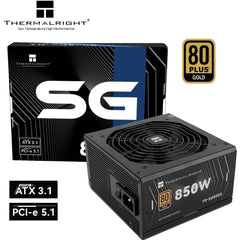 Thermalright (SG-850S) Gold 850W (ATX 3.1) (PCIe 5.1) 80 Plus Gold Fixed Cable, Smart Fan - Power Supply | SG-850S |