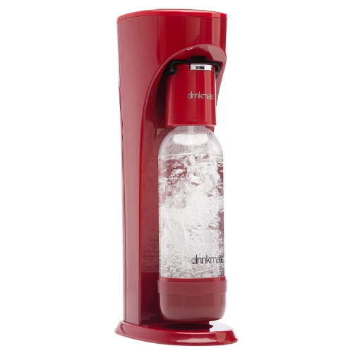 Drink Mate Carbonated Drink Maker, 0.6Lit, Red - DRINKMATE RD