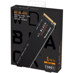 WD BLACK SN850X 1TB NVMe Gen4 PCIe M.2 2280 SSD Internal Solid State Drive up to 7,300MB/s