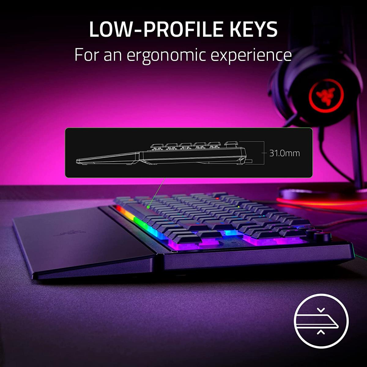 Razer Ornata V3 Tkl Low Profile Keys Mecha Membrane Switchesuv Coated Keycaps Backlit Media Keys 8 Zone Rgb Lighting Spill Resistant W/ Wrist Wrest Razer Ornata V3 Tkl Low Profile Keys Mecha Membrane Switchesuv Coated Keycaps Backlit Media Keys 8 Zone Rgb Lighting Spill Resistant W/ Wrist Wrest