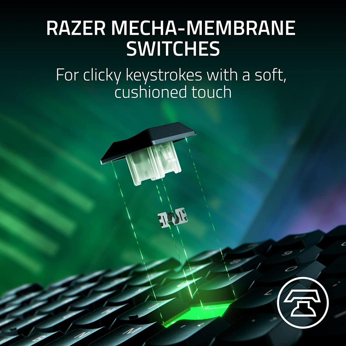 Razer Ornata V3 Tkl Low Profile Keys Mecha Membrane Switchesuv Coated Keycaps Backlit Media Keys 8 Zone Rgb Lighting Spill Resistant W/ Wrist Wrest Razer Ornata V3 Tkl Low Profile Keys Mecha Membrane Switchesuv Coated Keycaps Backlit Media Keys 8 Zone Rgb Lighting Spill Resistant W/ Wrist Wrest