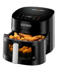 Black & Decker Air Fryer, 7.2Lit, 1800Watts, Black with Window - AF7210-B5