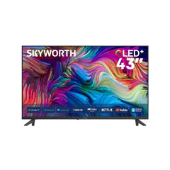 Skyworth QLED TV 43Inch, Smart Google TV, 2HDMI & 2USB, Wifi - 43Q5600H