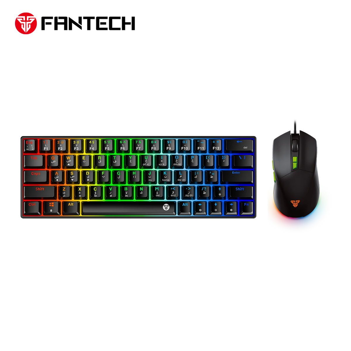 Fantech Atom63 MK859c Mechanical Gaming Keyboard & Mouse Arabic/English