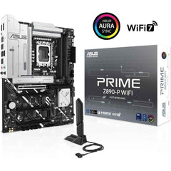 Asus Prime Z890 P Wifi 7 Z890 Ddr5 Lga 1851 Advanced Ai Pc Ready 4x M.2 Ssd Pcie® 5.0 Thunderbolt™ 4 Usb Type C® 2.5gb Lan