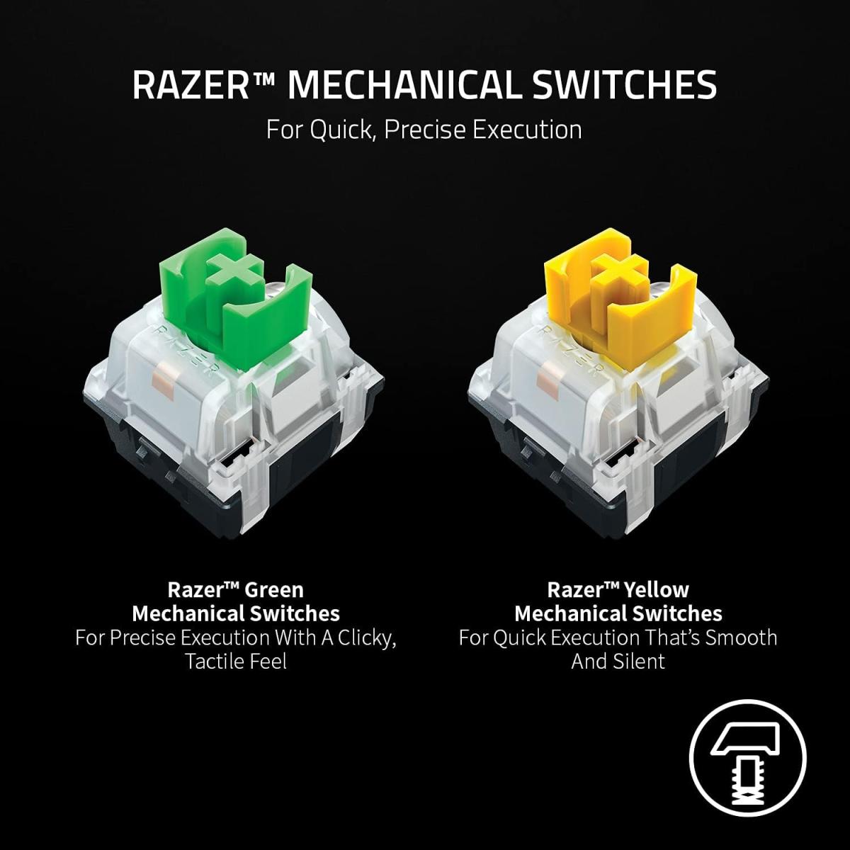 Razer Blackwidow V3 Mini Hyperspeed 65% Wireless Mechanical Yellow Switches Phantom Pudding Keycaps Up To 200hrs Battery Life Razer Blackwidow V3 Mini Hyperspeed 65% Wireless Mechanical Yellow Switches Phantom Pudding Keycaps Up To 200hrs Battery Life