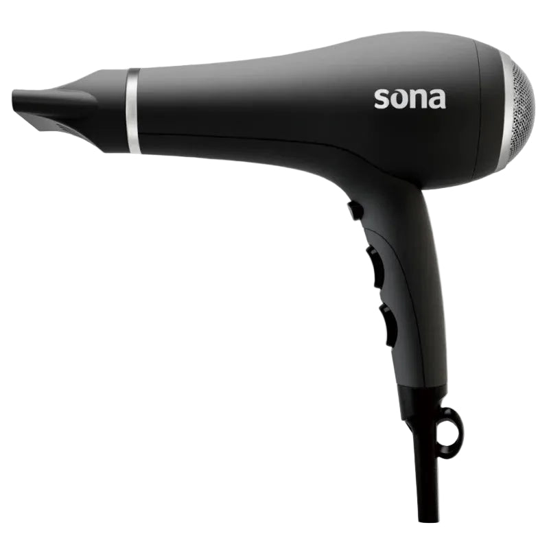 Sona Hair Dryer, 2Speeds & 3Heat Settings, 2500Watts, Black - SHD 798