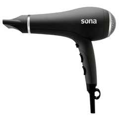 Sona Hair Dryer, 2Speeds & 3Heat Settings, 2500Watts, Black - SHD 798