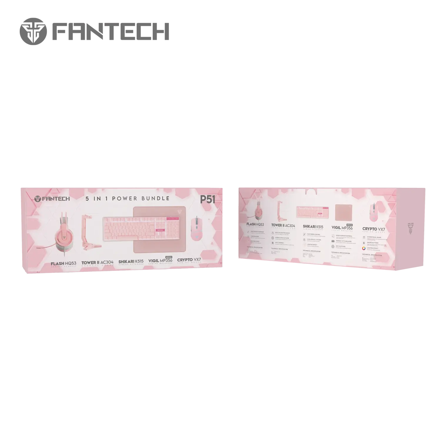 Fantech P51 keyboard and mouse combo for computer setup