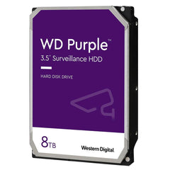 WD 8TB WD Purple Surveillance Hard Drive 3.5" SATA 7200 RPM 256 MB Cache