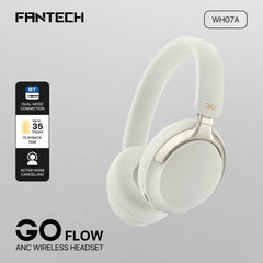 FANTECH WH07A GO FLOW ANC WIRELESS HEADSET - WHITE