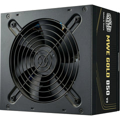 Cooler Master MWE V3 Series 850W Gold Non-Modular Power Supply - Active PFC - ATX Version: ATX 12V Ver. 3.1 - Input Frequency: 50-60Hz - Fan Size: 120mm - Fan bearing: HDB - Fan Speed: 2400RPM - 80 PLUS Gold - MTBF: >100,000 hours