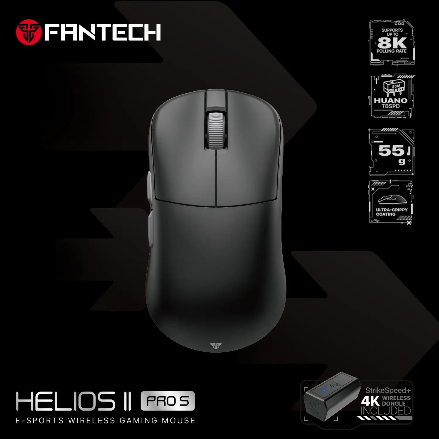 Fantech Helios XD3V3 wireless gaming mouse for computer setup