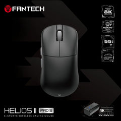 Fantech Helios XD3V3 wireless gaming mouse for computer setup