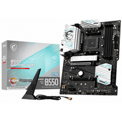 MSI B550 Gaming WIFI , ATX - Supports AMD Ryzen 5000 Series, and 3000 Series Processors, AM4 - DDR4 , M.2 Gen4, 1G LAN