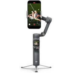 DJI Osmo Mobile 8P Standard Combo, Smartphone Gimbal Stabilizer, Standard Combo, 3 Axis Stabilization, Foldable Design, ActiveTrack, Portable Vlogging Rig for iPhone Android, Black