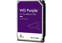 Internal WD Purple 8TB Hard Drive HDD - SATA 6 Gb/s, 128 MB Cache, 3.5"