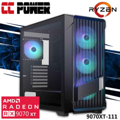 Cc Power 9070xt 111 Gaming Pc New 9gen Amd Ryzen 9 9900x 12 Cores W/ Amd Radeon Rx 9070 Xt 16gb Gddr6 & Liquid Cooler