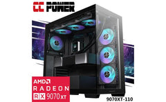 CC Power 9070XT-110 Gaming PC NEW 9Gen AMD Ryzen 9 9950X3D 8-Cores w/ AMD Radeon RX 9070 XT 16GB GDDR6 & Liquid Cooler