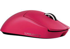 Logitech G Pro X Superlight 2c Wireless Gaming Mouse, 5 Buttons, 44000 DPI Resolution, HERO 2 Sensor, 888 IPS Speed, 88G Acceleration, 8000Hz Polling Rate, Up to 95H of Battery, Pink