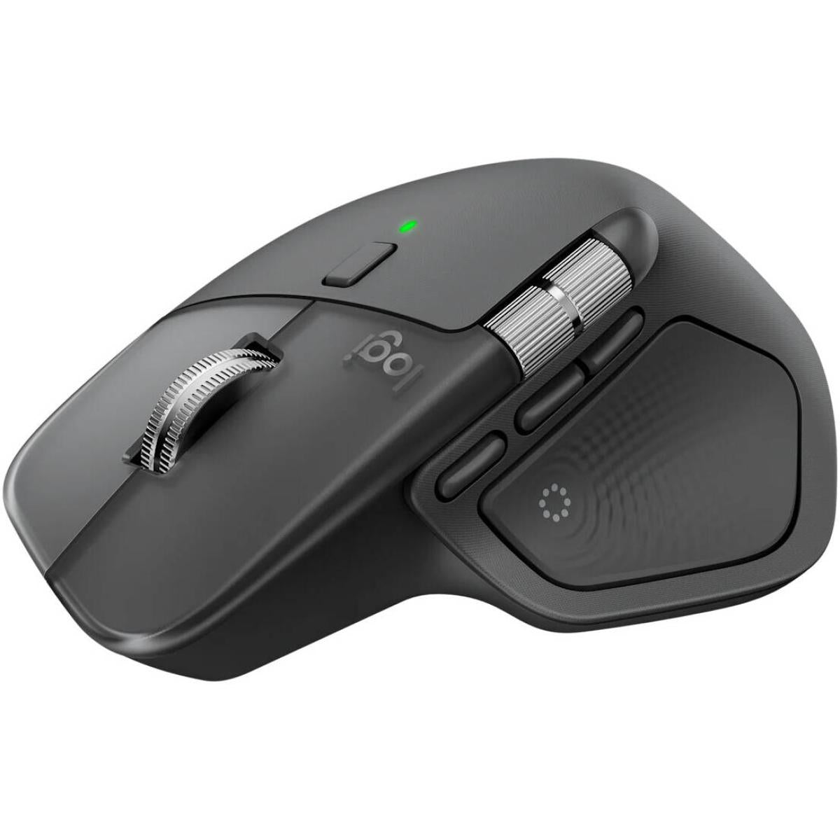 Logitech Mx Master 4, Ergonomic Wireless Mouse With Advanced Performance Haptic Feedback, Ultra Fast Scrolling, Usb C Charging, Bluetooth, Windows, Macos Graphite