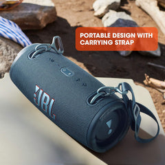 Xtreme 3 - Portable Bluetooth Speaker, powerful sound and deep bass, IP67 waterproof, 15 hours of playtime, powerbank, PartyBoost for multi-speaker pairing (Blue)
