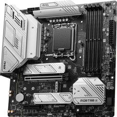 MAG B760M Mortar WiFi II Gaming Motherboard (Supports 12th/13th/14th Gen Intel Processors, LGA 1700, DDR5, PCIe 5.0, M.2, 2.5Gbps LAN, USB 3.2 Gen2, HDMI/DP, Wi-Fi 6E, Bluetooth 5.3, mATX)