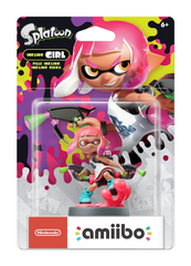 Nintendo Amiibo Inkling Girl Neon Pink