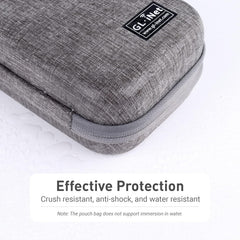 Gadget Organizer Case (Grey) & GL.iNet GL-MT3000 (Beryl AX) Pocket-Sized Wi-Fi 6 AX3000 Wireless Travel Gigabit Router