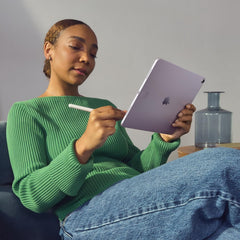 iPad Air 11-inch (M2): Liquid Retina Display, 128GB, Landscape 12MP Front Camera/12MP Back Camera, Wi-Fi 6E + 5G Cellular with eSIM, Touch ID, All-Day Battery — Blue With AppleCare+ (2 Years)