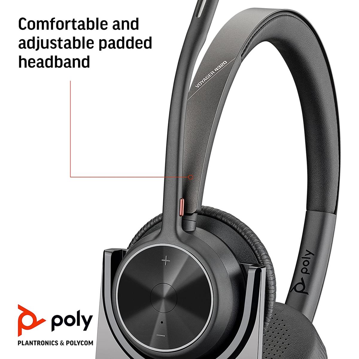Poly wireless headset for computer setup