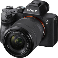 a7III Full Frame Mirrorless Camera with FE 28-70mm F3.5-5.6 OSS Lens Kit ILCE-7M3K/B | Official Sony USA Partner Model | Bundle with Telephoto & Wide-Angle Lens Set, 2X 64GB Cards, Deco Gear Bag
