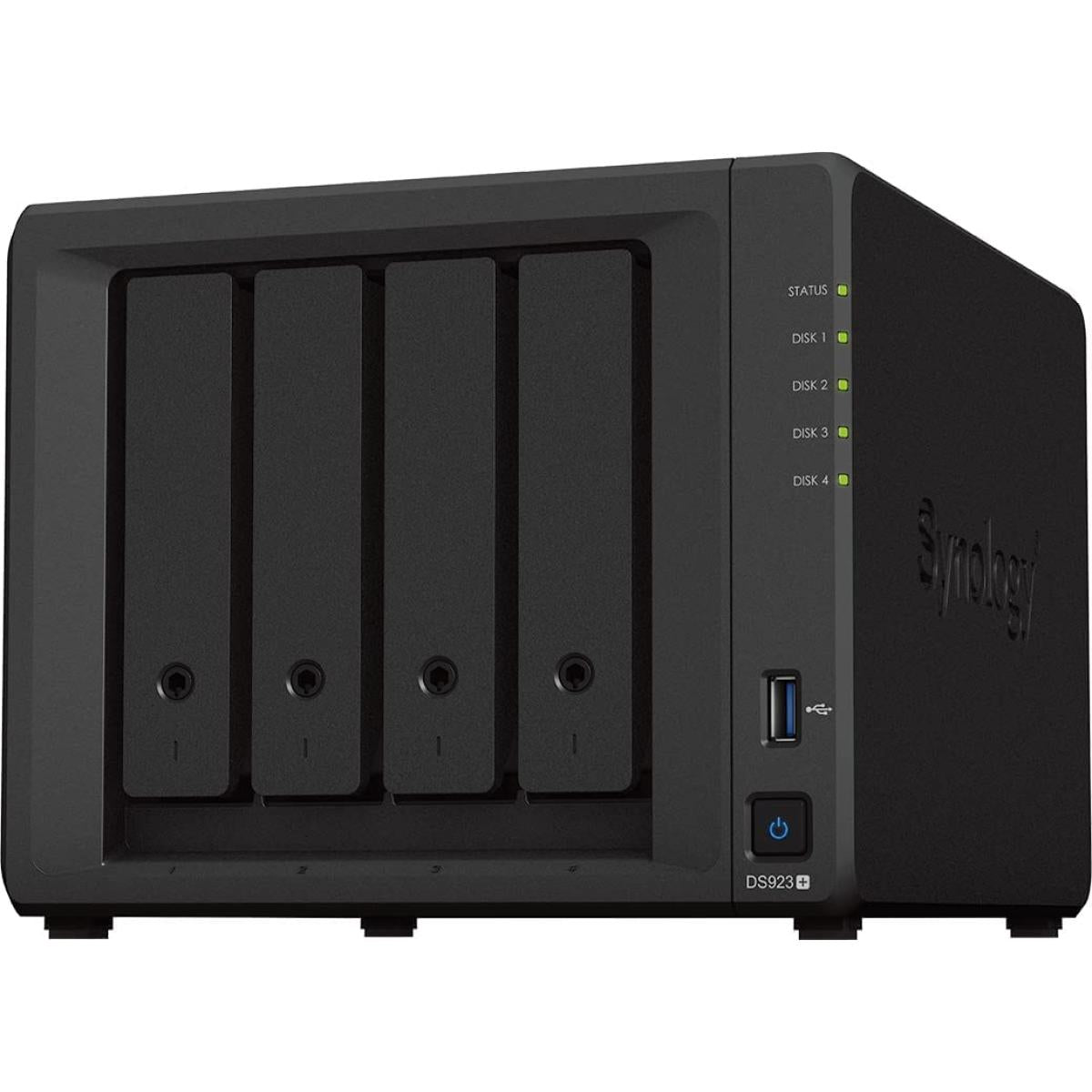 Synology Diskstation Ds923+ 4 Bay Diskless Nas W/ Ryzen R1600 Dual Core & 4gb Ddr4 Synology Diskstation Ds923+ 4 Bay Diskless Nas W/ Ryzen R1600 Dual Core & 4gb Ddr4